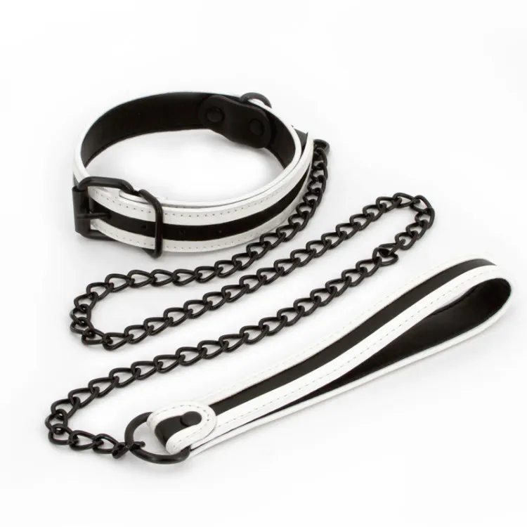 GLO Bondage Collar and Leash Green GLO Bondage Collar and Leash Green