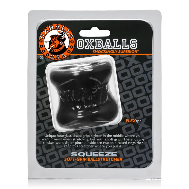 OxBalls Squeeze Ball Stretcher Black (63076) by Blue Ox Designs Oxballs | Sex Toys | SlipDix.com OxBalls Squeeze Ball Stretcher Black (63076) | SlipDix.com
