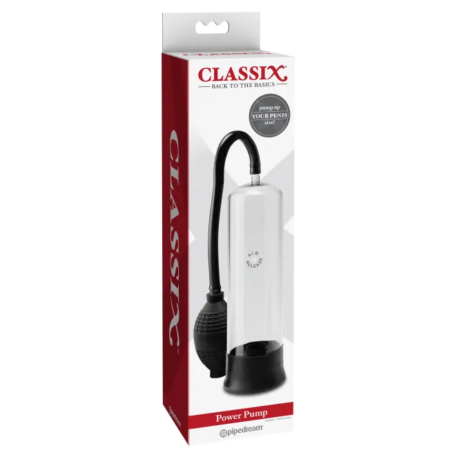 Classix Power Pump Penis Pump Clear