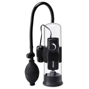 Beginner's Vibrating Penis Pump Clear/Black