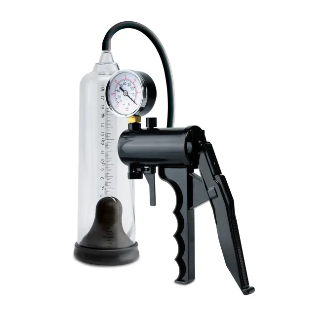 Max-Precision Power Penis Pump Clear/Black