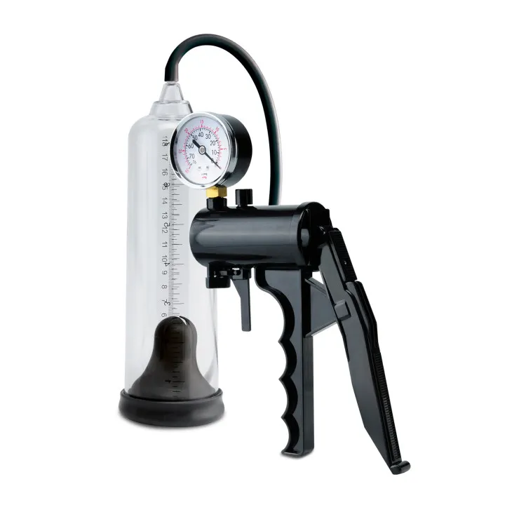Max-Precision Power Penis Pump Clear/Black Max-Precision Power Penis Pump Clear/Black