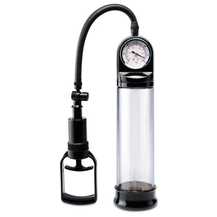 Pump Worx Accu-Meter Power Penis Pump Black (40248) by Pipedream | Sex Toys | SlipDix.com Pump Worx Accu-Meter Power Penis Pump Black (40248) | SlipDix.com