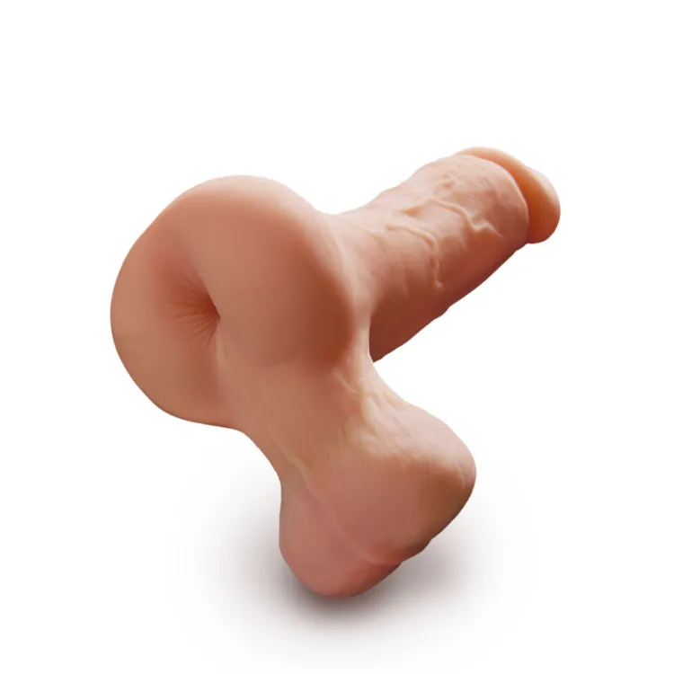 PDX Male Reach Around Anal Stroker and Realistic Cock Beige PDX Male Reach Around Anal Stroker and Realistic Cock Beige