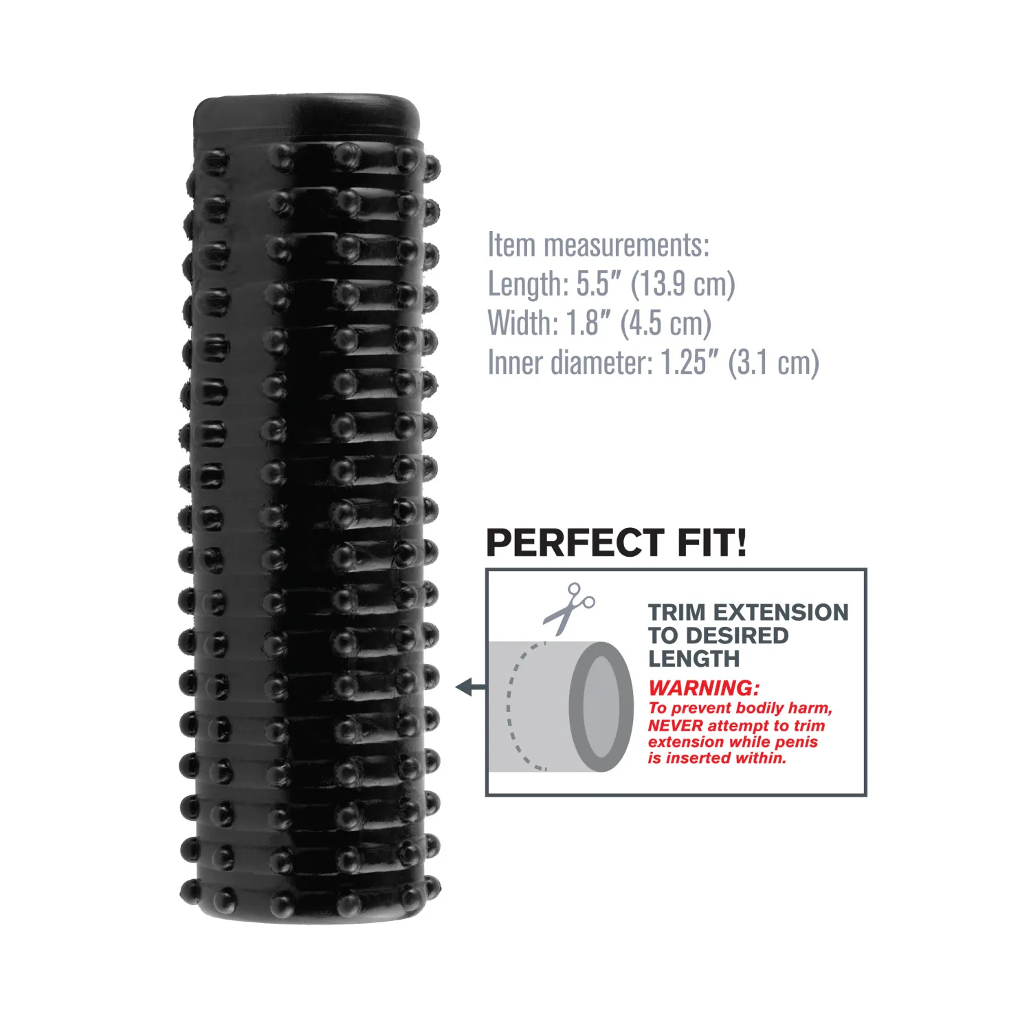 X-tensions Magic Pleasure Sleeve Black