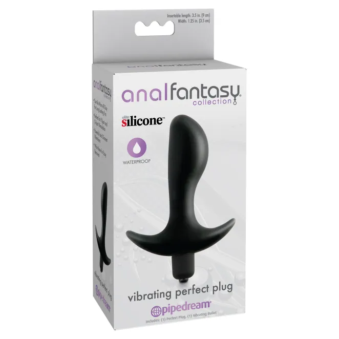 Anal Fantasy Collection Silicone Vibrating Butt Plug
