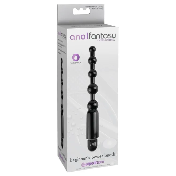 Anal Fantasy Collection Vibrating Beginner's Power Beads Anal Fantasy Collection Vibrating Beginner's Power Beads