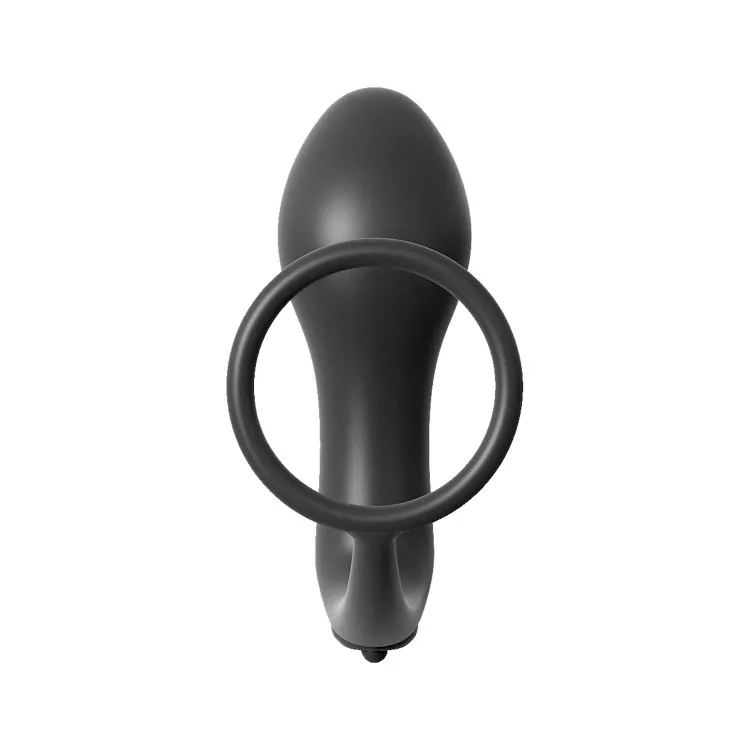 Anal Fantasy Collection Silicone Ass-Gasm Vibrating Cockring & Butt Plug Anal Fantasy Collection Silicone Ass-Gasm Vibrating Cockring & Butt Plug