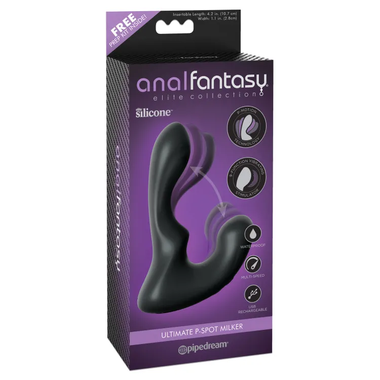 Anal Fantasy Elite Collection Vibrating Silicone Ultimate P-Spot Prostate Milker Anal Fantasy Elite Collection Vibrating Silicone Ultimate P-Spot Prostate Milker