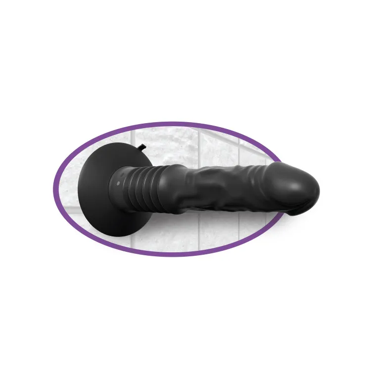 Anal Fantasy Elite Collection Silicone Vibrating Ass Fucker 12 in. Thrusting Dildo Anal Fantasy Elite Collection Silicone Vibrating Ass Fucker 12 in. Thrusting Dildo