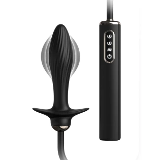 Anal Fantasy Elite Collection Silicone Auto-Throb Inflatable Vibrating Butt Plug