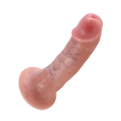 6 Inch King Cock Realistic Dildo Beige