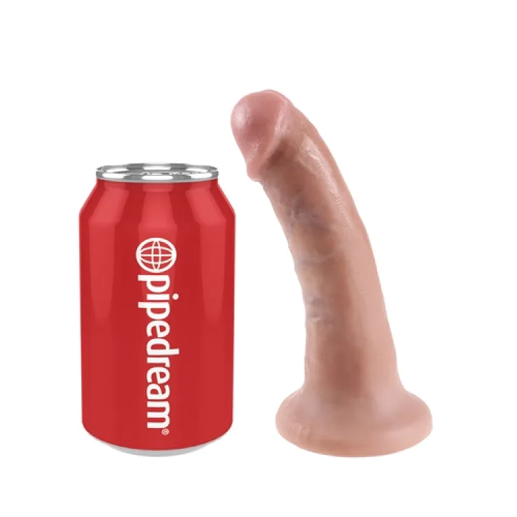 6 in. King Cock Realistic Dildo Beige 6 in. King Cock Realistic Dildo Beige