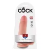 7 in. King Cock Realistic Dildo with Balls Beige 7 in. King Cock Realistic Dildo with Balls Beige