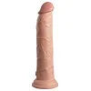 9 in. Realistic Dual Density Silicone Dildo Beige 9 in. Realistic Dual Density Silicone Dildo Beige