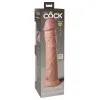 11 in. Realistic Dual Density Silicone Dildo Beige 11 in. Realistic Dual Density Silicone Dildo Beige
