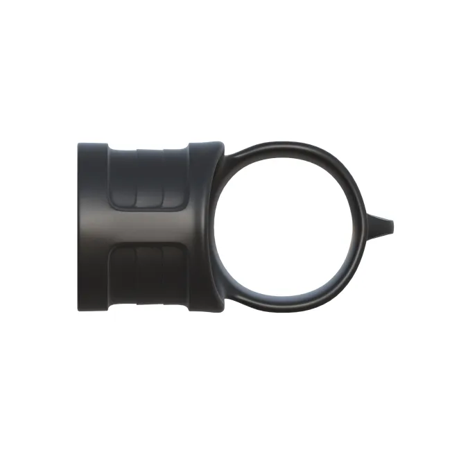 Mr. Big Cock Ring & Ball Stretcher Silicone Sling Black