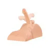 Perfect Ride Anal Masturbator with 6 in. Posable Dildo Beige Perfect Ride Anal Masturbator with 6 in. Posable Dildo Beige