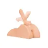 Perfect Ride Anal Masturbator with 6 in. Posable Dildo Beige Perfect Ride Anal Masturbator with 6 in. Posable Dildo Beige