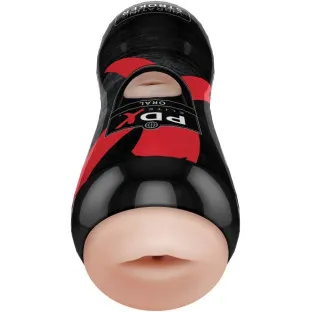 Vibrating Oral Stroker Beige