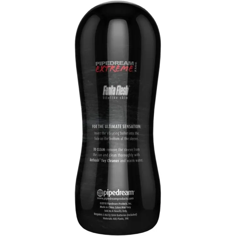 Vibrating Oral Stroker Beige