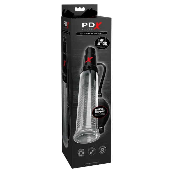 Suck-N-Pump Vibrating Penis Pump & Stroker