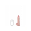 8 Inch RealRock Ultra Realistic Vibrating and Rotating Dildo with Balls Beige