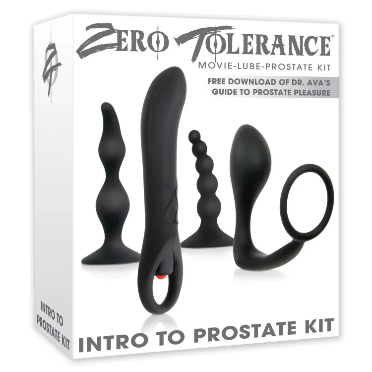 Intro To Prostate Kit 4-Piece Anal Play Set Intro To Prostate Kit 4-Piece Anal Play Set
