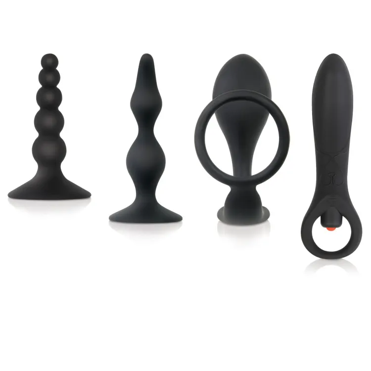 Intro To Prostate Kit 4-Piece Anal Play Set Intro To Prostate Kit 4-Piece Anal Play Set