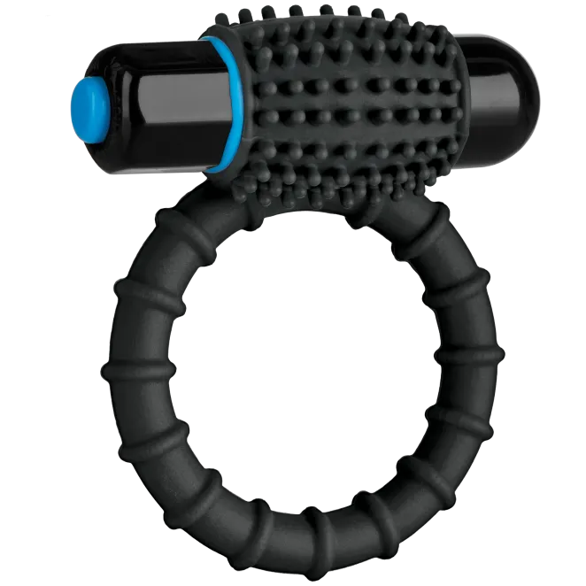 OptiMALE – Vibrating Cock Ring Black (47561) | SlipDix.com