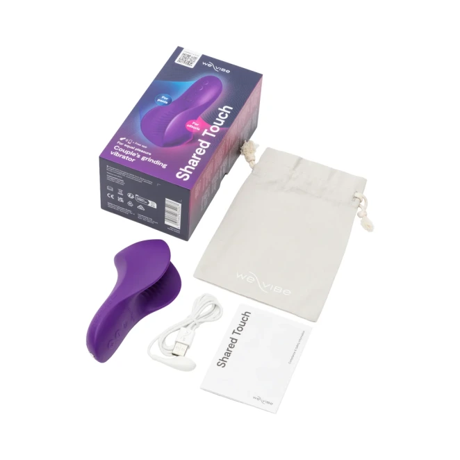 We-Vibe Shared Touch Couple's Grinding Vibrator Purple