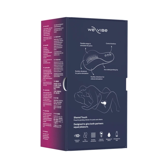 We-Vibe Shared Touch Couple's Grinding Vibrator Purple