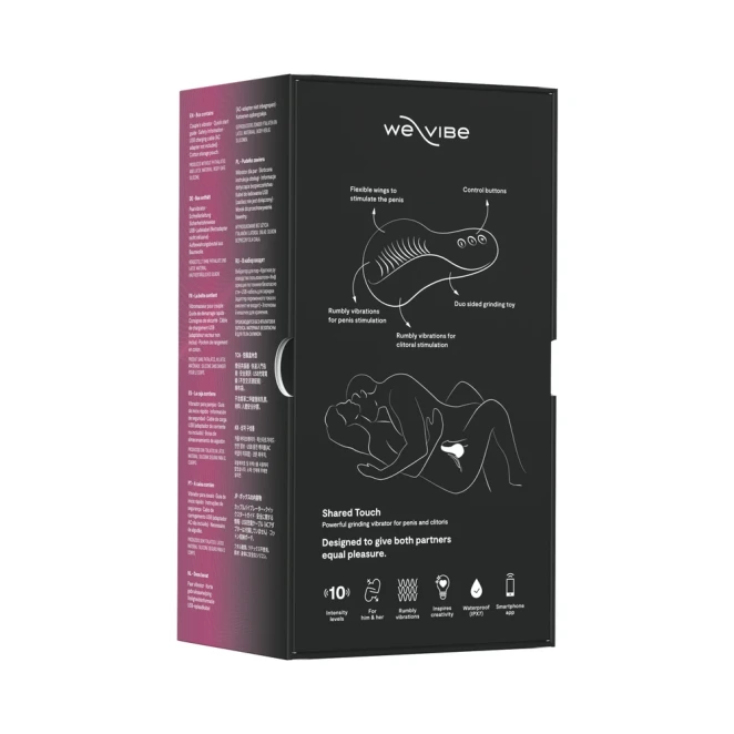We-Vibe Shared Touch Couple's Grinding Vibrator Black