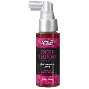 GoodHead - Deep Throat Spray - Sweet Strawberry - 2oz