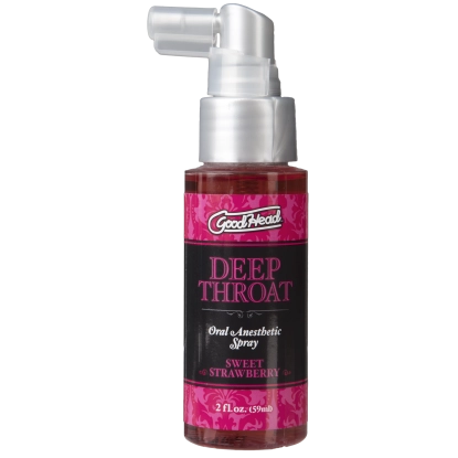 GoodHead - Deep Throat Spray - Sweet Strawberry - 2oz