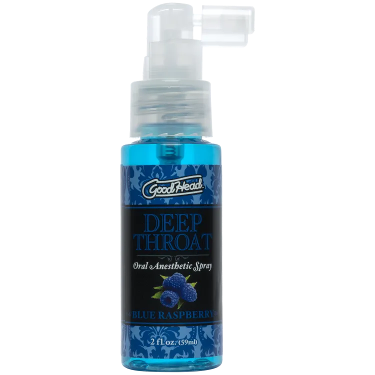 GoodHead - Deep Throat Spray - Blue Raspberry - 2oz GoodHead - Deep Throat Spray - Blue Raspberry - 2oz