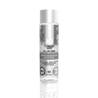 JO All-In-One Massage Glide Fragrance Free (Silicone-Based) 4 oz.