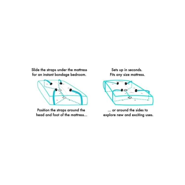 Under The Bed Restraint System Black Under The Bed Restraint System Black