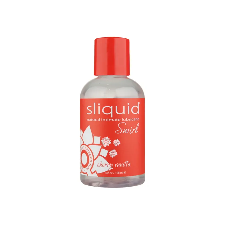 Sliquid Swirl Cherry Vanilla Flavored Lubricant 4.2 oz. (22483) by Sliquid | Lubricants | SlipDix.com Sliquid Swirl Cherry Vanilla Flavored Lubricant 4.2 oz. (22483) | SlipDix.com
