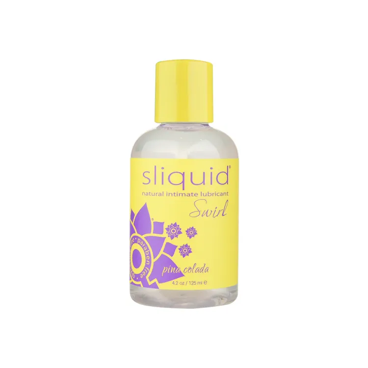 Sliquid Swirl Pina Colada Flavored Lubricant 4.2 oz. Sliquid Swirl Pina Colada Flavored Lubricant 4.2 oz.