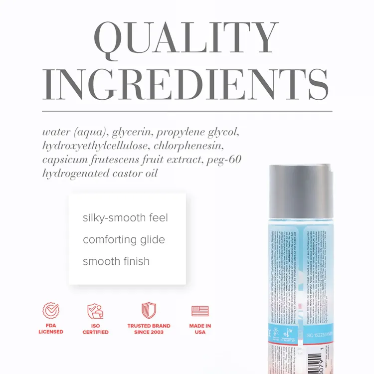 JO H2O Warming Water-Based Lubricant 4 oz. JO H2O Warming Water-Based Lubricant 4 oz.