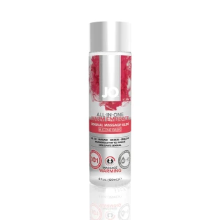 JO All-In-One Massage Glide - Warming (Silicone-Based) 4 oz.