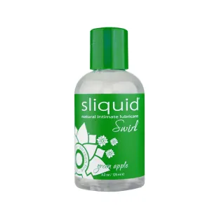 Sliquid Swirl Green Apple Flavored Lubricant 4.2 oz.