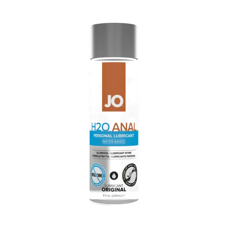 JO H2O Water-Based Anal Lubricant 8 oz. JO H2O Water-Based Anal Lubricant 8 oz.