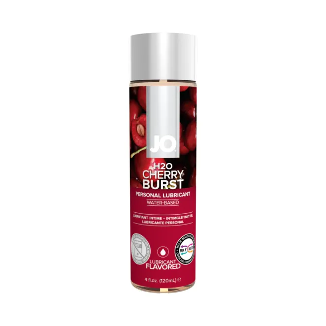 System JO H2O Cherry Burst Flavored Lubricant 4 oz.