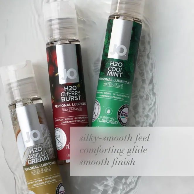 System JO H2O Cherry Burst Flavored Lubricant 4 oz.