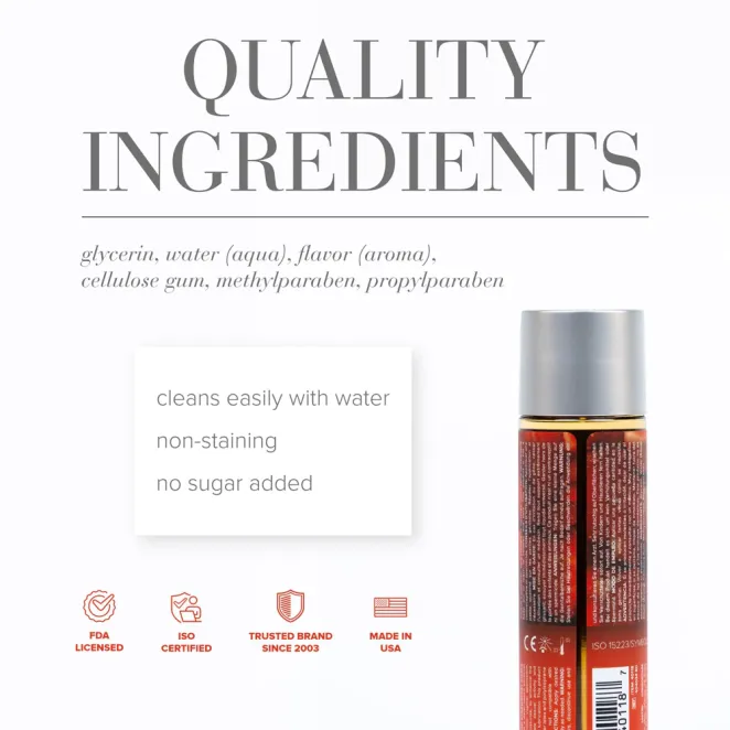 System JO H2O Strawberry Kisses Flavored Lubricant 4 oz.