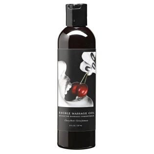 Earthly Body Edible Massage Oil Cherry Burst 8 oz.
