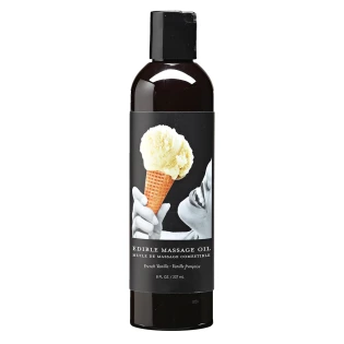 Earthly Body Vanilla Edible Massage Oil 8 oz.