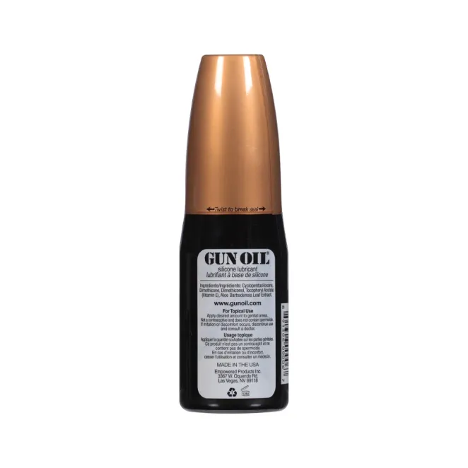 Gun Oil Personal Silicone Lubricant 4 oz.